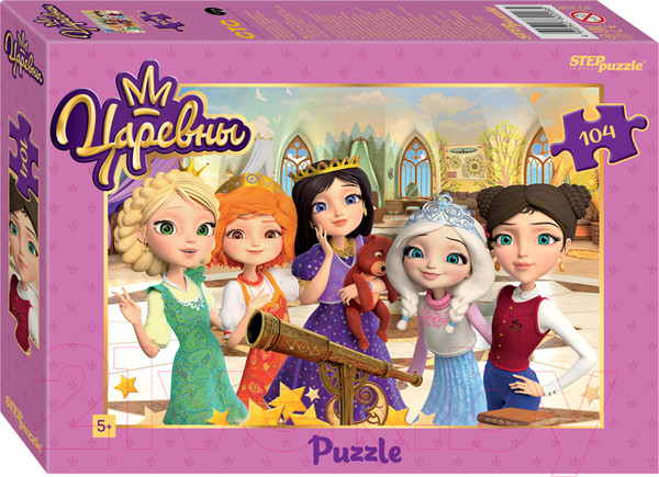 Изображение товара Пазл Step Puzzle Царевны / 82208 (104эл)
