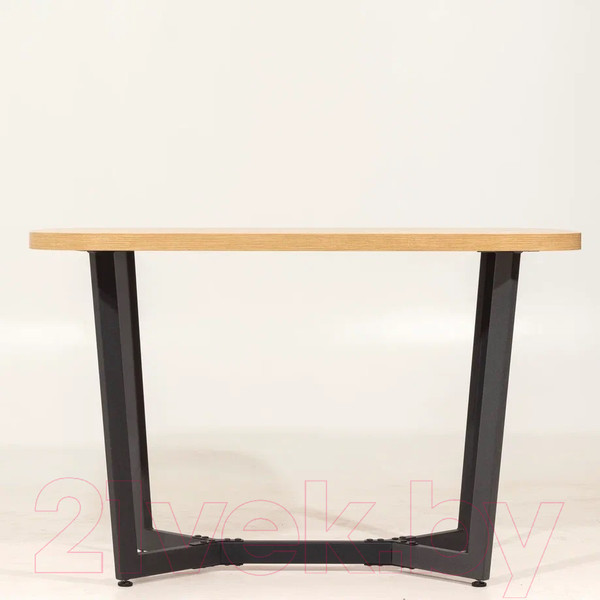 Изображение товара Обеденный стол Millwood Лофт Мюнхен Л 120x70x75 (дуб золотой Craft/металл черный)