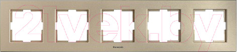 Изображение товара Рамка для выключателей и розеток Panasonic Karre Plus WKTF08052BR-BY