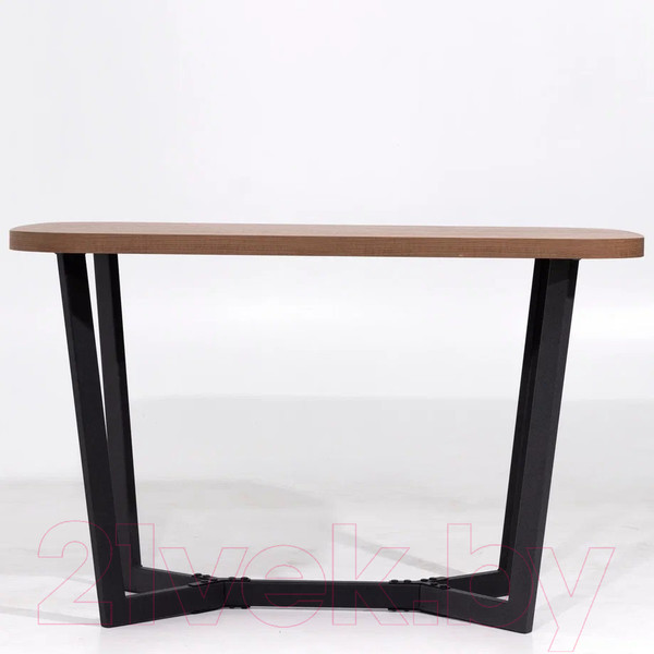 Изображение товара Обеденный стол Millwood Лофт Мюнхен Л 120x70x75 (дуб табачный Craft/металл черный)
