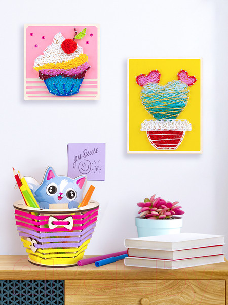 Изображение товара Набор для творчества Woody Органайзер. Котик Бантик / 02765