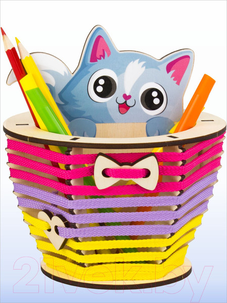 Изображение товара Набор для творчества Woody Органайзер. Котик Бантик / 02765