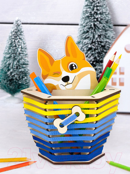 Изображение товара Набор для творчества Woody Органайзер. Корги Барни / 02796