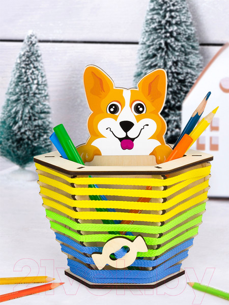 Изображение товара Набор для творчества Woody Органайзер. Корги Оскар / 02802