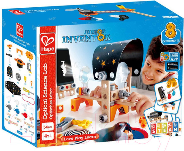 Изображение товара Научная игра Hape Лаборатория оптических наук / E3034-HP