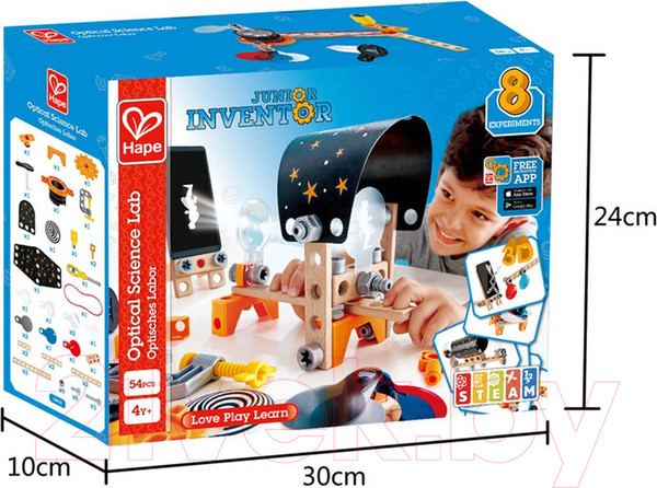 Изображение товара Научная игра Hape Лаборатория оптических наук / E3034-HP