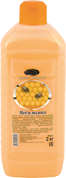Изображение товара Мыло жидкое Romax Мед и молоко (2л)