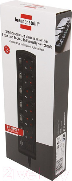 Изображение товара Удлинитель Brennenstuhl 1153110116 (2м)