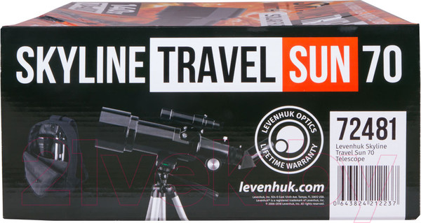 Изображение товара Телескоп Levenhuk Skyline Travel Sun 70 / 72481