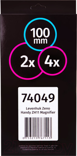 Изображение товара Лупа ручная Levenhuk Zeno Handy ZH11 / 74049