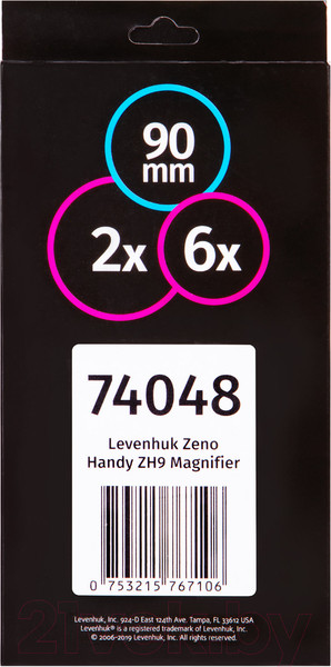 Изображение товара Лупа ручная Levenhuk Zeno Handy ZH9 / 74048