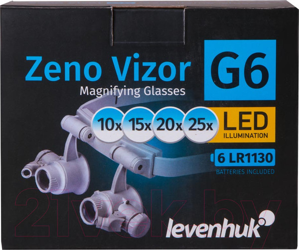 Изображение товара Лупа-очки Levenhuk Zeno Vizor G6 / 72612