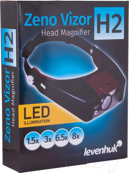 Изображение товара Лупа-очки Levenhuk Zeno Vizor H2 / 69669