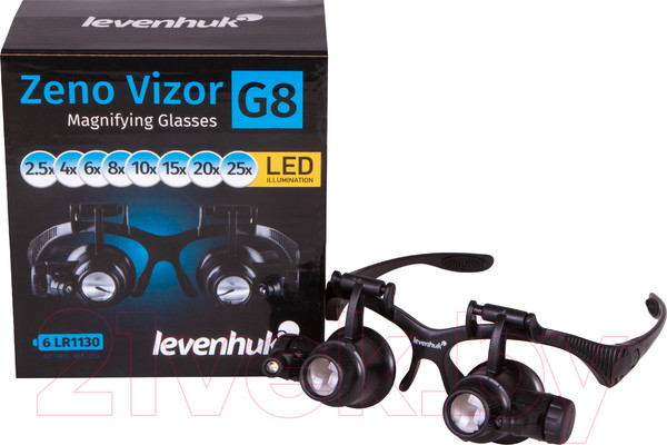 Изображение товара Лупа-очки Levenhuk Zeno Vizor G8 / 74106