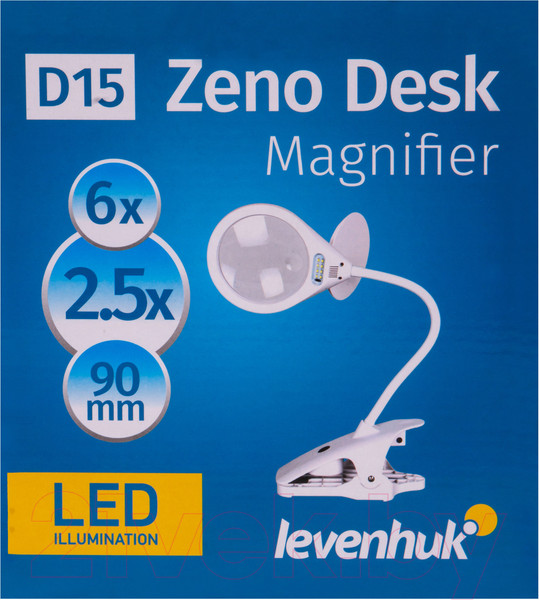 Изображение товара Лампа-лупа Levenhuk Zeno Desk D15 / 74103