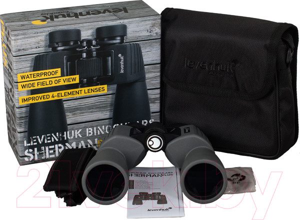 Изображение товара Бинокль Levenhuk Sherman PLUS 7x50 / 67733