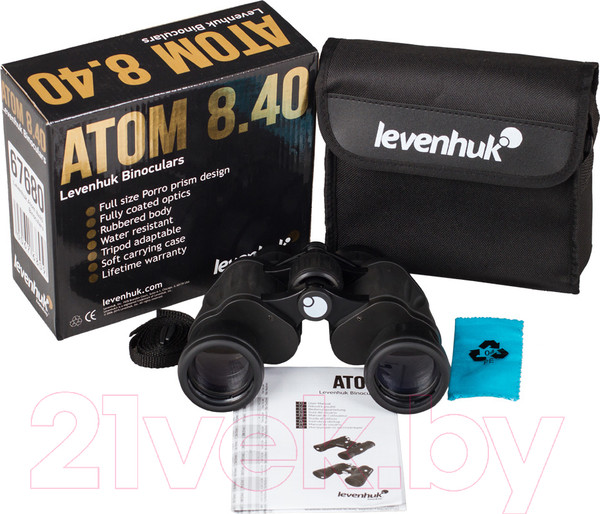 Изображение товара Бинокль Levenhuk Atom 8x40 / 67680