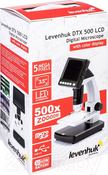 Изображение товара Микроскоп цифровой Levenhuk DTX 500 LCD / 61024