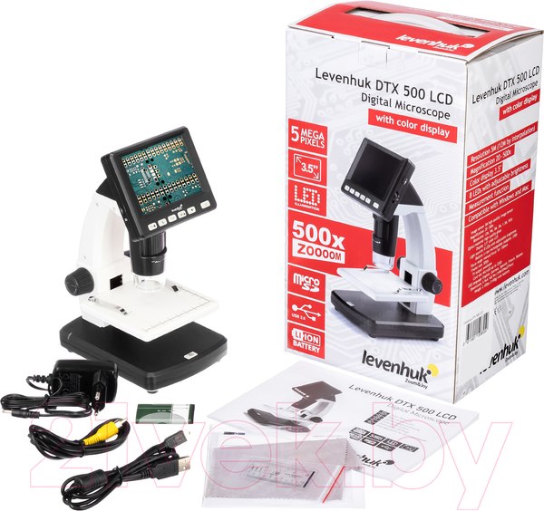 Изображение товара Микроскоп цифровой Levenhuk DTX 500 LCD / 61024