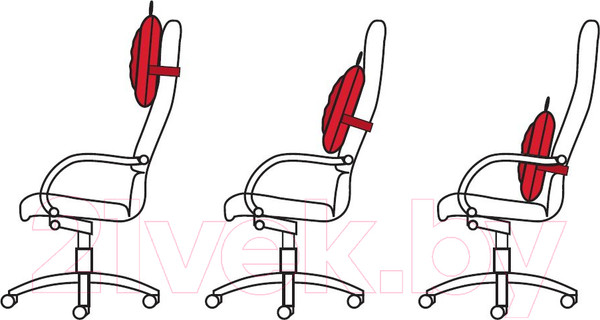 Изображение товара Массажная подушка VictoryFit VF-M107 (красный)