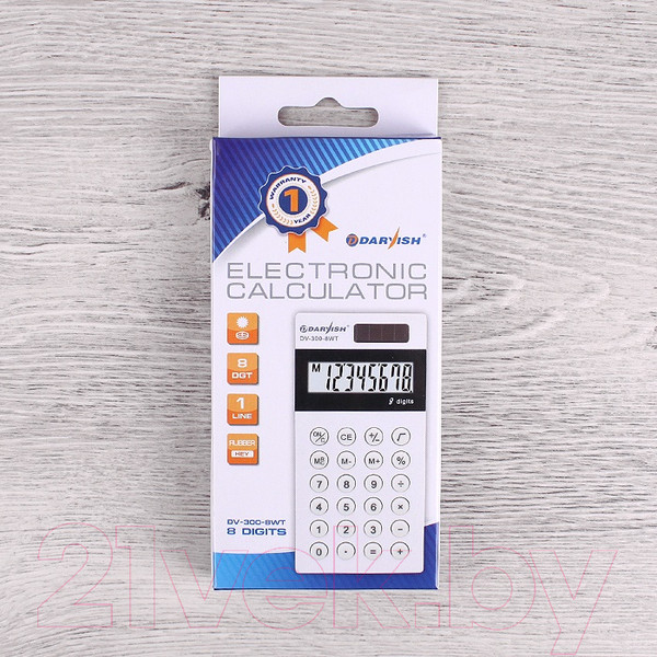 Изображение товара Калькулятор Darvish DV-300-8WT