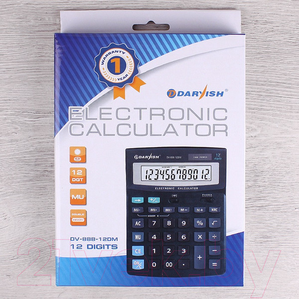 Изображение товара Калькулятор Darvish DV-888-12DM