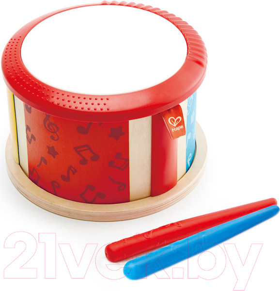 Изображение товара Музыкальная игрушка Hape Двухсторонний барабан / E0608-HP