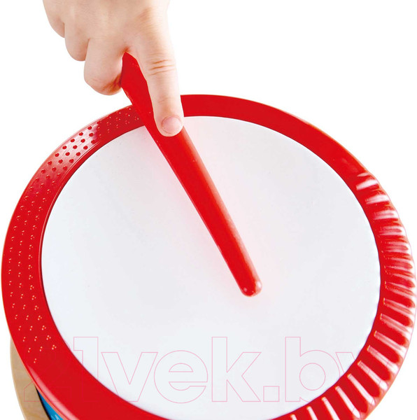 Изображение товара Музыкальная игрушка Hape Двухсторонний барабан / E0608-HP