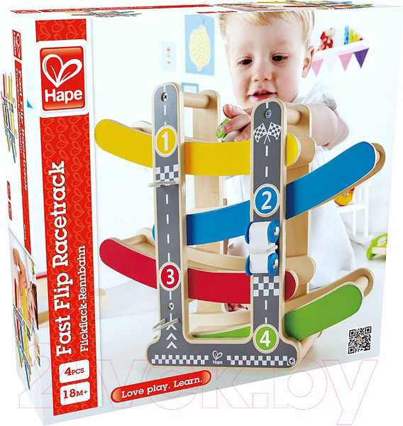 Изображение товара Автотрек Hape Быстрый переворот / E0438-HP