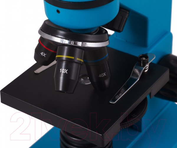 Изображение товара Микроскоп оптический Levenhuk Rainbow 2L / 69037 (Azure)