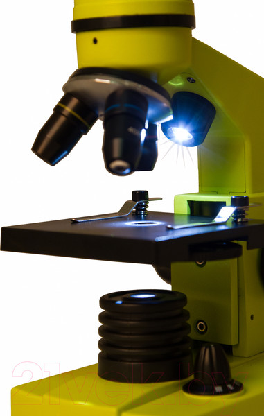 Изображение товара Микроскоп оптический Levenhuk Rainbow 2L / 69038 (Lime)