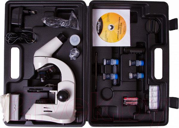 Изображение товара Микроскоп оптический Levenhuk Rainbow D50L Plus Moonstone / 69056