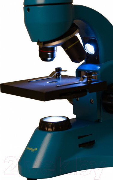 Изображение товара Микроскоп оптический Levenhuk Rainbow 50L Plus / 69053 (Azure)