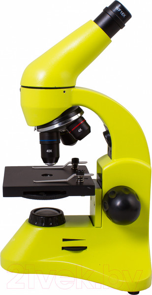 Изображение товара Микроскоп оптический Levenhuk Rainbow 50L Plus / 69054 (Lime)
