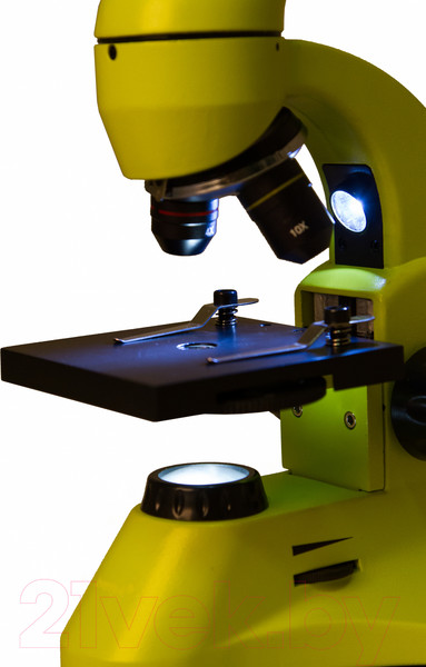 Изображение товара Микроскоп оптический Levenhuk Rainbow 50L Plus / 69054 (Lime)