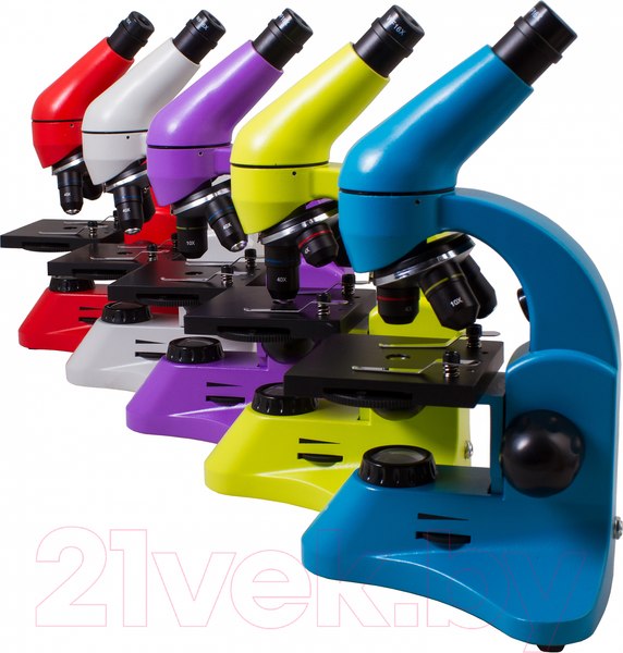 Изображение товара Микроскоп оптический Levenhuk Rainbow 50L Plus / 69051 (Moonstone)