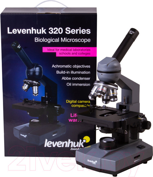 Изображение товара Микроскоп оптический Levenhuk 320 BASE / 73811