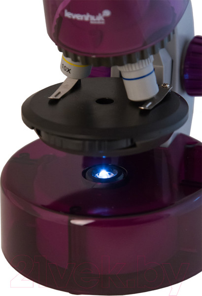 Изображение товара Микроскоп оптический Levenhuk LabZZ M101 / 69033 (Amethyst)