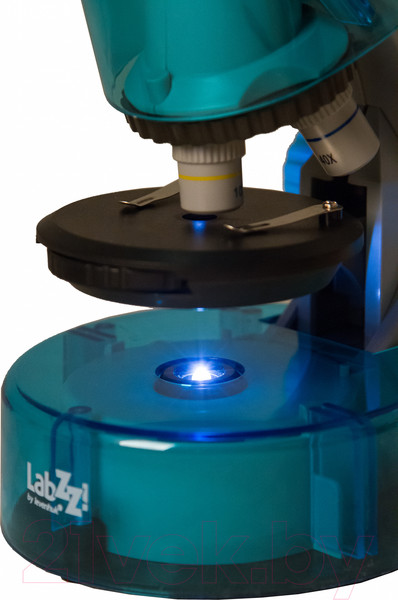 Изображение товара Микроскоп оптический Levenhuk LabZZ M101 / 69301 (Azure)