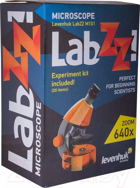 Изображение товара Микроскоп оптический Levenhuk LabZZ M101 / 69034 (Lime)