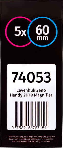 Изображение товара Лупа ручная Levenhuk Zeno Handy ZH19 / 74053