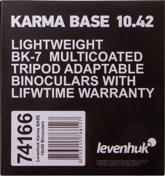 Изображение товара Бинокль Levenhuk Karma BASE 10x42 / 74166