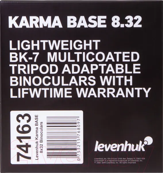 Изображение товара Бинокль Levenhuk Karma BASE 8x32 / 74163