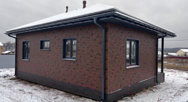 Изображение товара Колено трубы водосточной Docke Lux 72 градуса (графит)