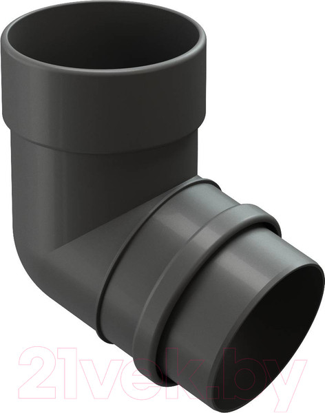 Изображение товара Колено трубы водосточной Docke Lux 72 градуса (графит)