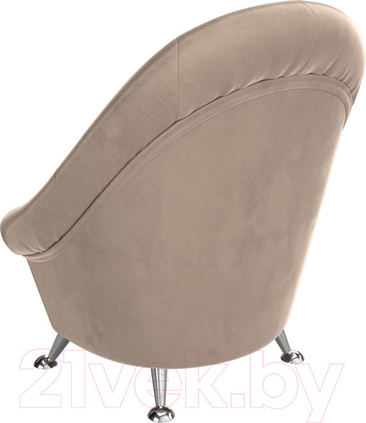 Изображение товара Кресло мягкое Лига Диванов 252 / 105532 (велюр, бежевый)