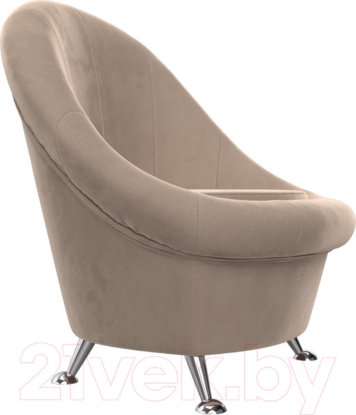Изображение товара Кресло мягкое Лига Диванов 252 / 105532 (велюр, бежевый)