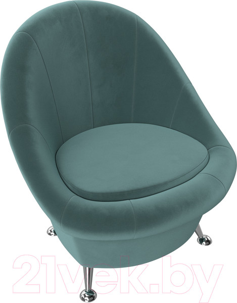 Изображение товара Кресло мягкое Лига Диванов 252 / 105533 (велюр, бирюзовый)