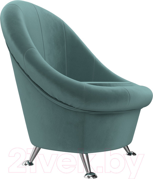 Изображение товара Кресло мягкое Лига Диванов 252 / 105533 (велюр, бирюзовый)