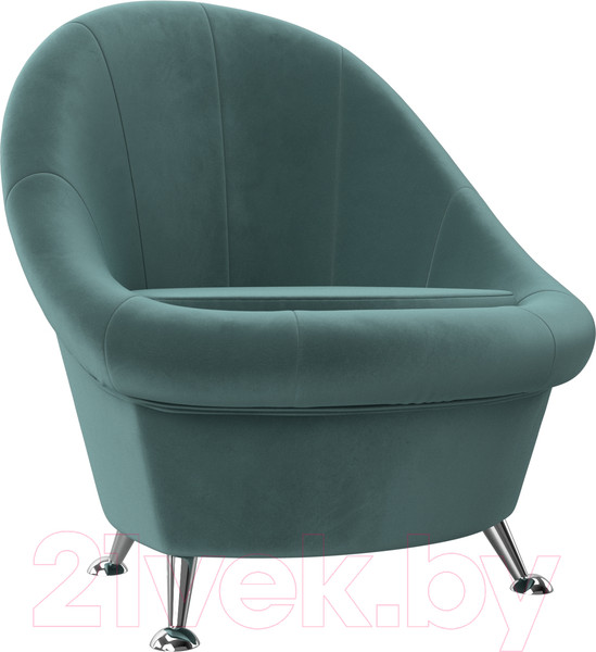 Изображение товара Кресло мягкое Лига Диванов 252 / 105533 (велюр, бирюзовый)